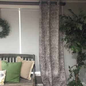 Farmhouse Curtain Set of 2 panels